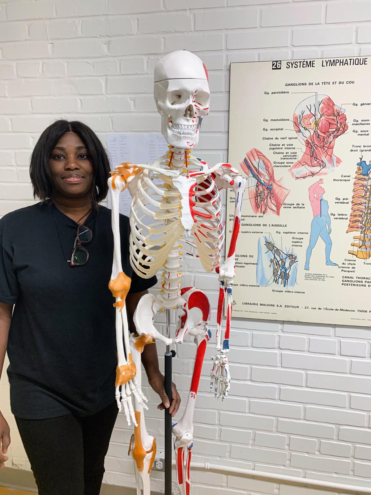 Marie Dosée - Licensed Massage Therapist performing Swedish massage